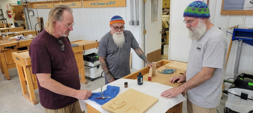 Ray, Ducky, & Christopher at Marc Adams School of Woodworking
